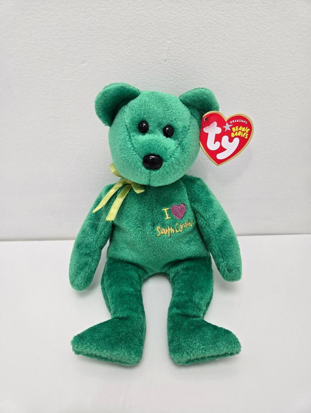 Ty Beanie Baby “South Carolina” the I Love South Carolina Bear (8.5 inch)